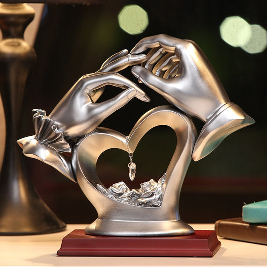 Heart Crystal Figurine